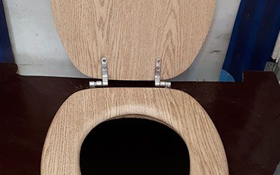 Interieur composttoilet